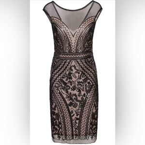 Vijiv 1920s Short V Neck Inspired Sequins Cocktail Flapper Dress